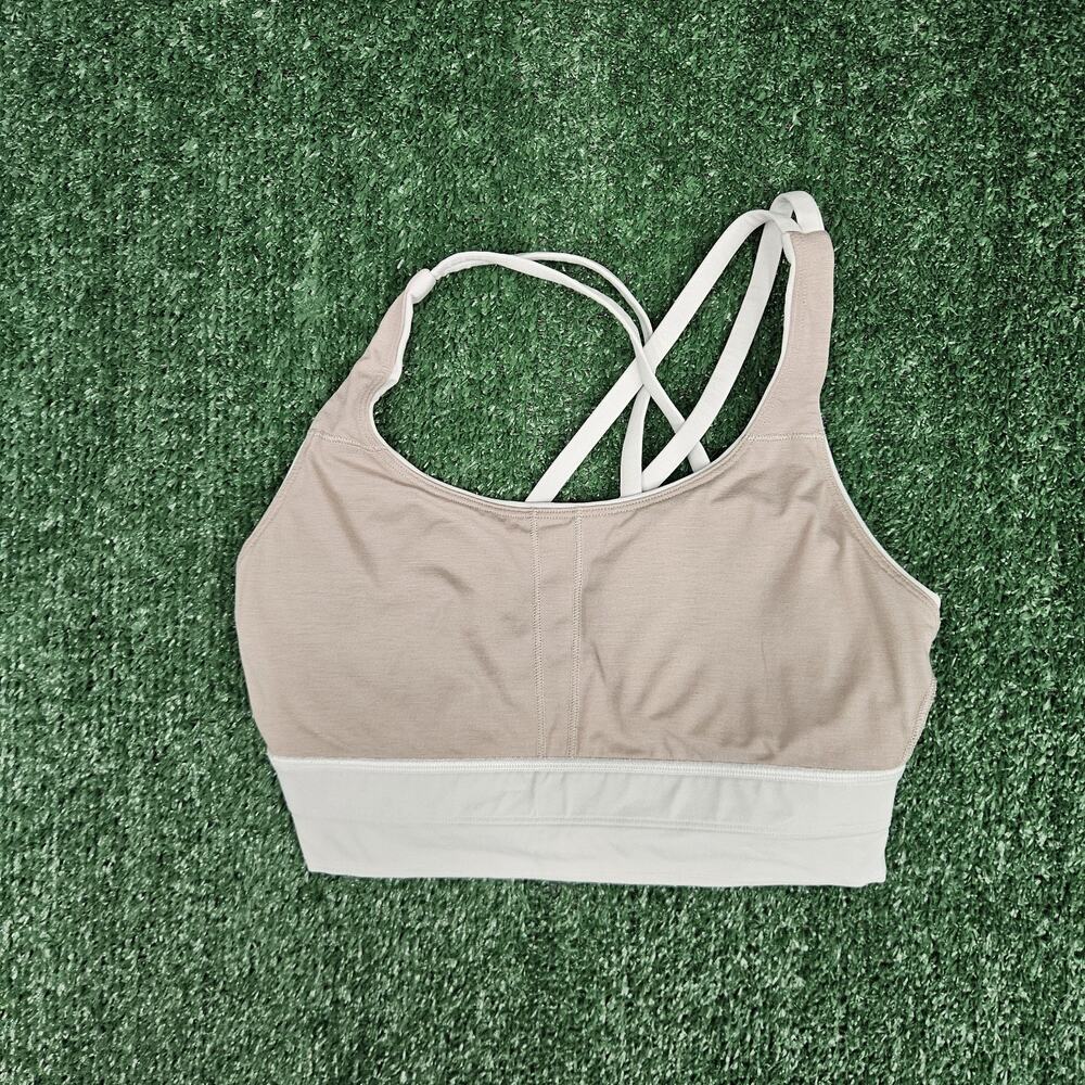 Lululemon White Energy Sports Bra High Neck Support Women’s Size 6 - Picture 4 of 7